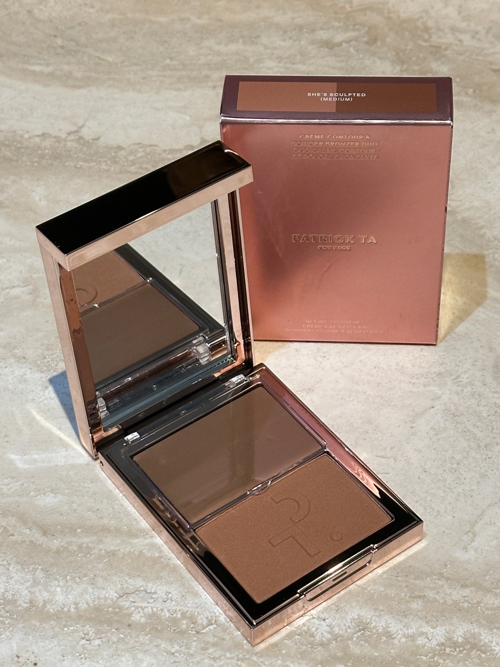 Patrick Ta Major Sculpt Contour & Powder Bronzer Duo - She’s Sculped